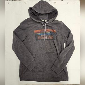 L.L. Bean Charcoal Hoodie with Graphic
